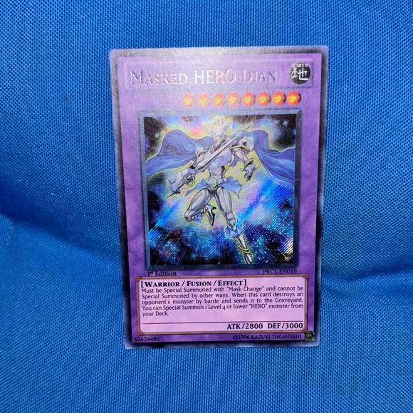 Yugioh Card Masked Hero Dian Earth Type Monster 1st Edition Shiny 1996  NWOTS - www.rajagirimanappuram.com